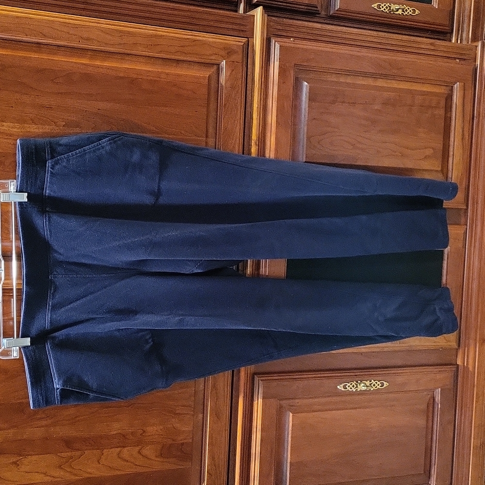T by Talbots Navy Blue Knit Pants